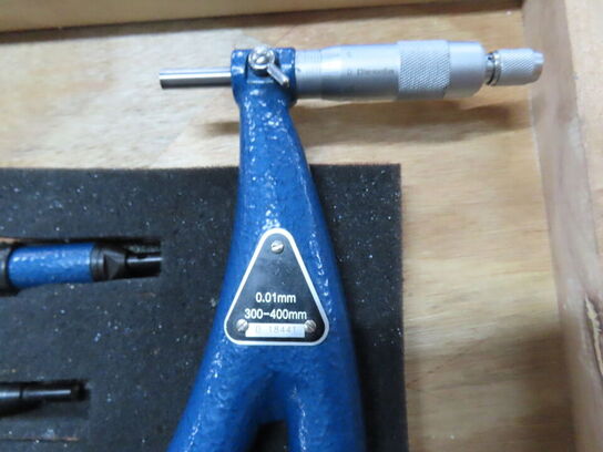 Udvendigt mikrometersæt med udskiftelige ambolte