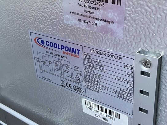 Køleskab med indhold COOLPOINT BB2 S
