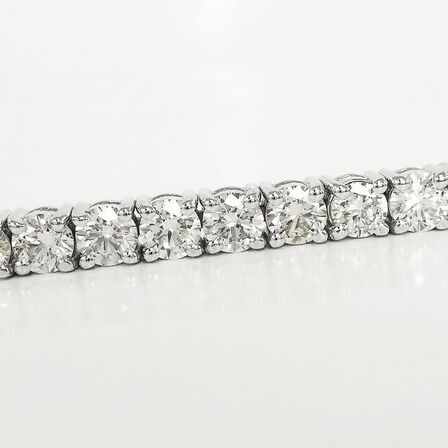 6,26 ct. NATURLIG diamant tennisarmbånd
