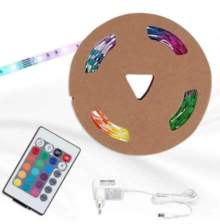 5 stk. briloner led strip 3 meter med remote(ubrugt)