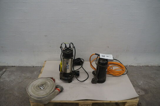 2 stk. Dykpumper STARING + HOMA STP-1300C