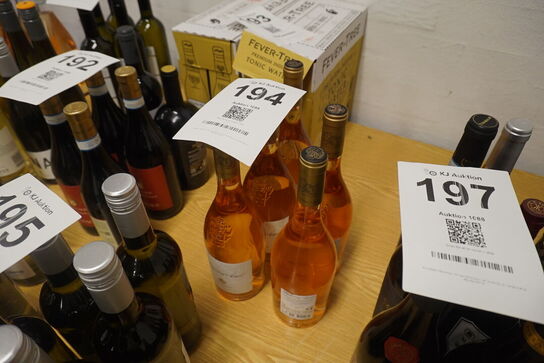5 flasker WHISPERING ANGEL ROSÉ
