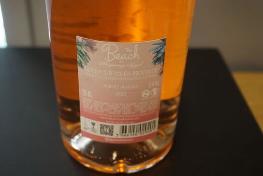 6 flasker THE BEACH ROSÉ