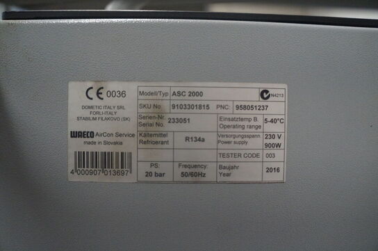 Aircondition anlæg WAECO ASC 2000