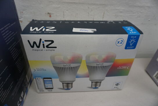 Diverse lamper + LED pærer NOR-TEC + WIZ