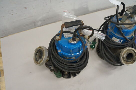 2 stk. Dykpumper TSURUMI PUMP HS2.4S