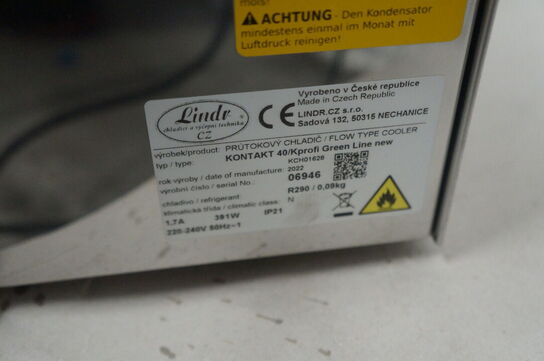 Fadølsanlæg LINDR KONTAKT 40/KPROFI GREEN LINE NEW
