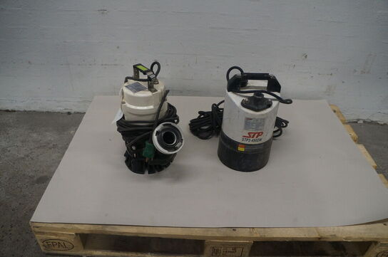 2 stk. Dykpumper STARING STP2-500 + STP2-480DW