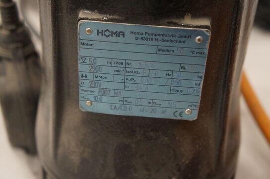 2 stk. Dykpumper STARING + HOMA STP-1300C