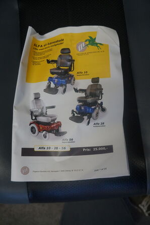 Kørestol elektrisk CTM ALFA 56
