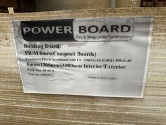 Ca. 85 stk. POWER-BOARD M-byggeplader