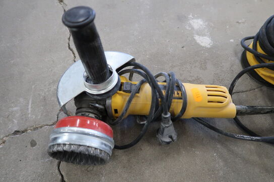 Vinkelsliber samt rondelsliber DEWALT