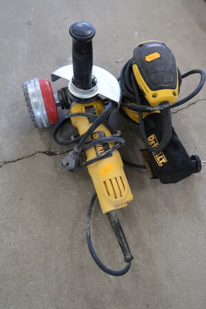 Vinkelsliber samt rondelsliber DEWALT