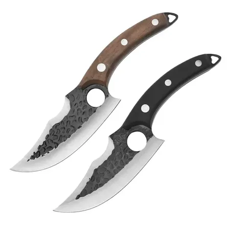 Ergonomisk japansk urtekniv – sort træhåndtag