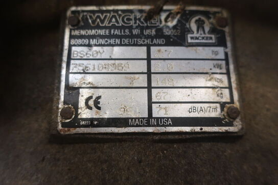 Jordloppe WACKER BS60Y