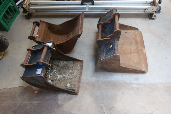 3 stk. skovle bl.a. CANGINI