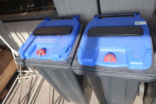 4 stk skraldespande 140 L