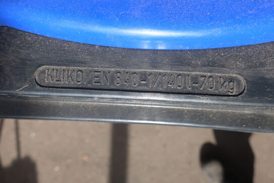 4 stk skraldespande 140 L