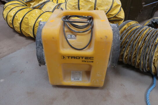 Transportventilator TROTEX TTV 2500 med slanger