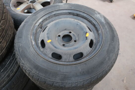 4 stk. dæk med fælge POLARIS 5 185/65R15