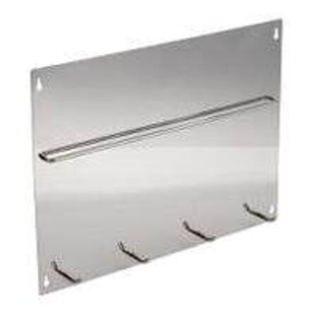 Knivholder B400 x D300 mm rustfri stål 
