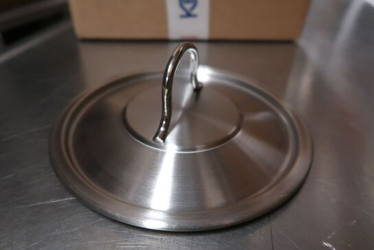 5 stk. Låg til gryde Inox Pro 160 mm
