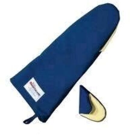 2 stk. Bagehandske L380 mm blå 480 grader BurnGuard