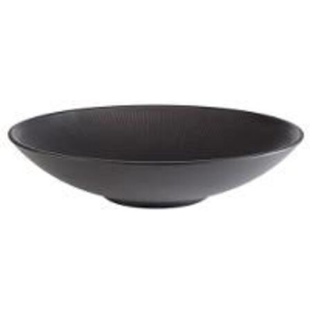 12 stk. Skål melamin sort diam 300 x H70 mm Nero