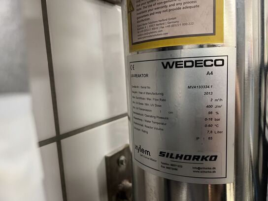 Rense anlæg af vand fra Silhoko. 