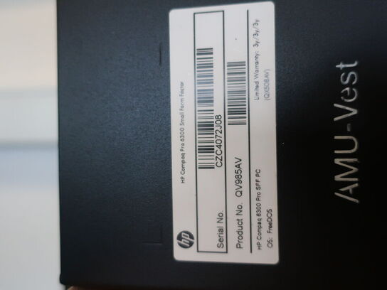 HP ProDesk | Intel i5-3470 | 8 GB | 120 GB SSD | HP 22" skærm