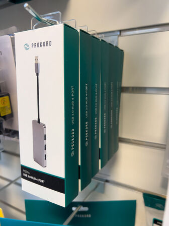 7 stk. PROKORD USB 3.0 Mini Hub (ubrugt)