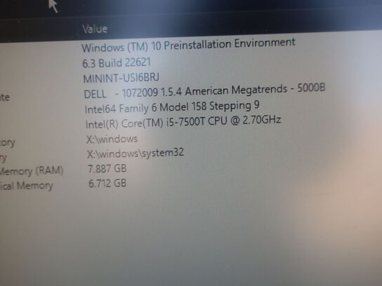 DELL OptiPlex 3050 | Intel i5-7500T | 8 GB | 256 GB SSD | SAMSUNG 22" skærm