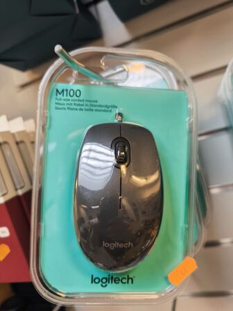 6 stk. LOGITECH M100 mus (ubrugt)