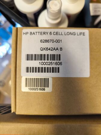 2 stk. HP batterier til bærbar PC (ubrugt) (se billeder)