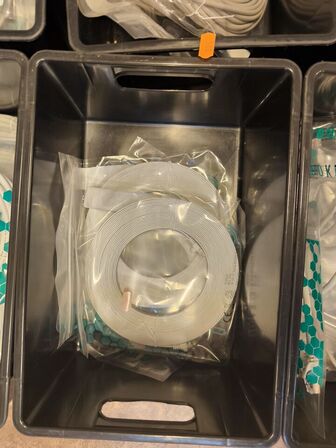 6 ks. m. RJ45 kabler i forsk. længder (ubrugt) (se billeder)