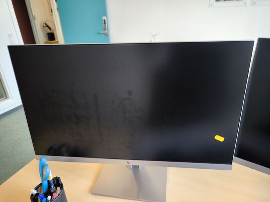 2 stk. 27" HP EliteDisplay E273 inkl. CONTOUR rollermouse og tastatur