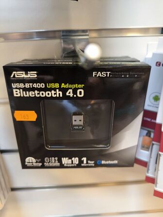 3 stk. ASUS USB-BT400 Bluetooth 4.0 USB adaptere (ubrugt)