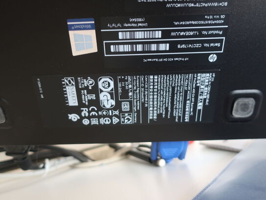 HP ProDesk | Intel i5-7500 | 8 GB | 256 GB SSD | HP 22" skærm