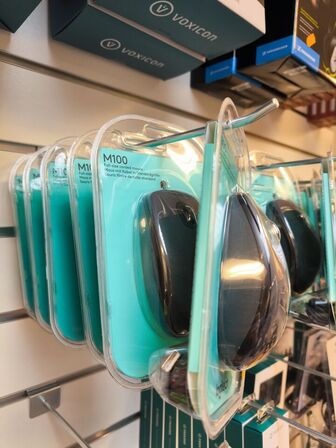 6 stk. LOGITECH M100 mus (ubrugt)