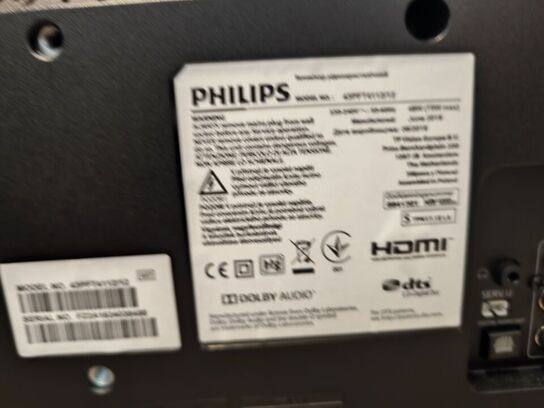 Fladskærms TV 43" PHILIPS 