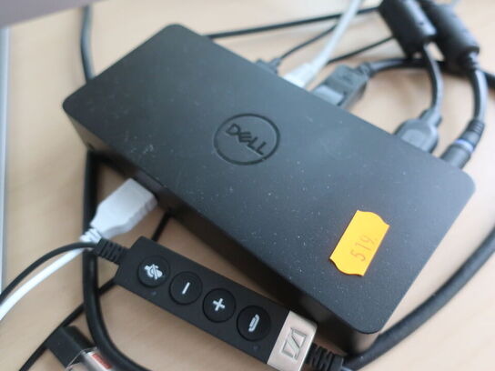 2 stk. HP EliteDisplay 27" skærme inkl. div. tilbehør