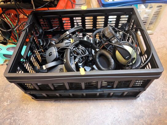 1 ks. m. headset/hovedtelefoener 