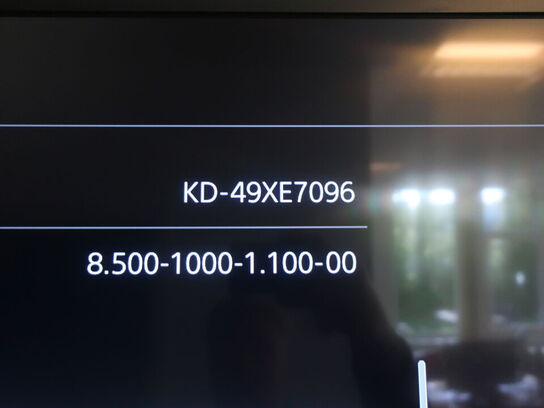 3 stk. 49" 4K UHD Smart TV SONY KD-49XE7096