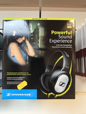 2 sæt SENNHEISER HD 201 hovedtelefoner (ubrugt)