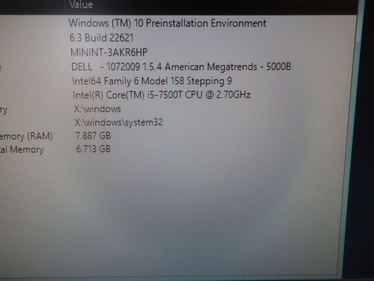 DELL OptiPlex 3050 | Intel i5-7500T | 8 GB | 256 GB SSD | SAMSUNG 22" skærm