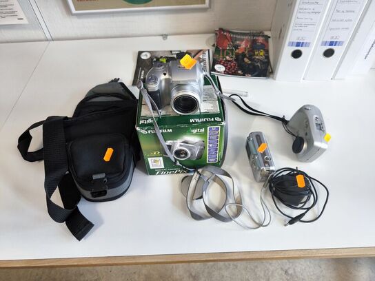 Ældre kameraer FUJI, HP & CANON