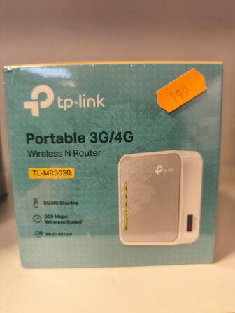 Transportabel 4G router TP-LINK TL-MR3020 (ubrugt)