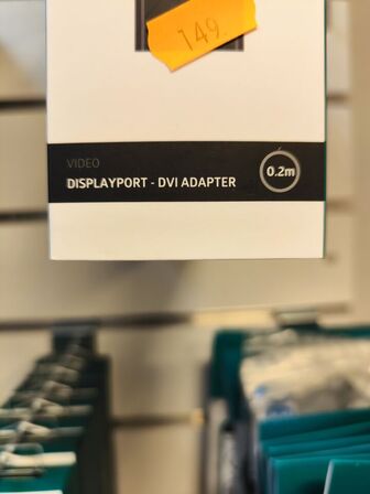 9 stk. PROKORD DisplayPort->DVI adaptere (ubrugt)