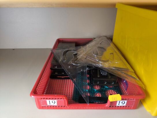 Div. linealer, passere, tegneudstyr m.v.