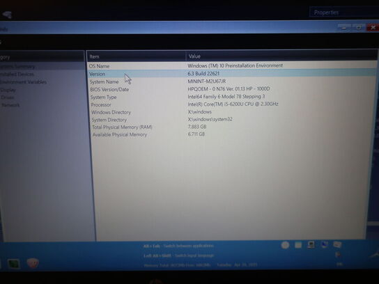 Bærbar PC HP ProBook 650 G2 Intel i5-6200U | 8 GB | 256 GB SSD | HP 22" skærm